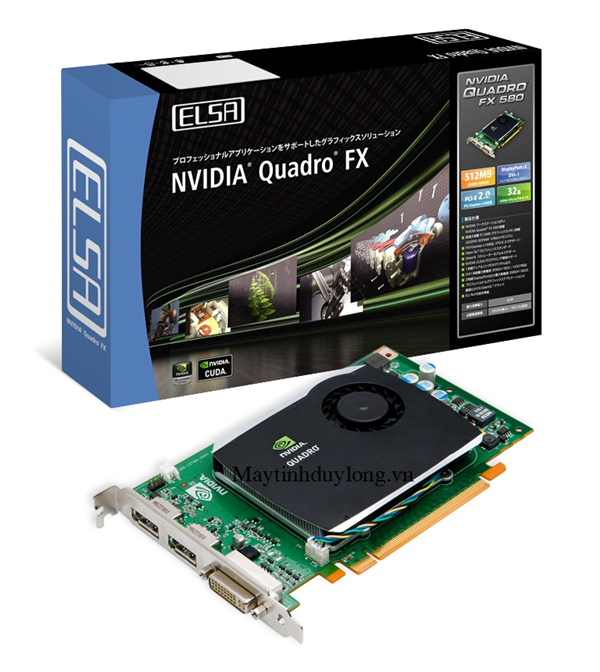 Card Quadro Nvidia FX 580 - 512mb/ 128bit GDDR3 chuyên đồ họa Game