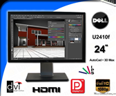 Màn hình Dell Ultrasharp U2410f cũ LED 24inch chuyên đồ họa render 3D