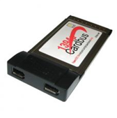 Card PCMCIA to 1394 x 2